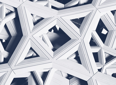 Abstract architectural shapes