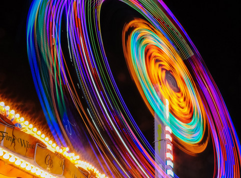 Abstract wheel lights