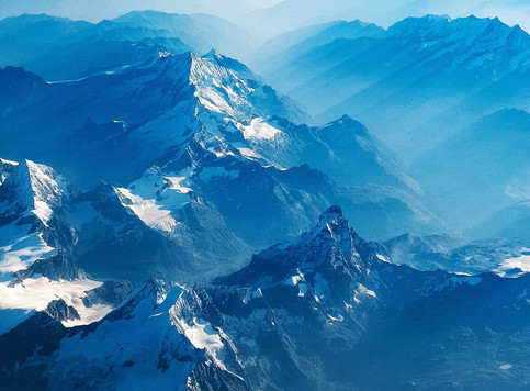 Abstract mountains