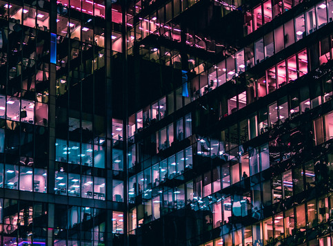Abstract office buildings