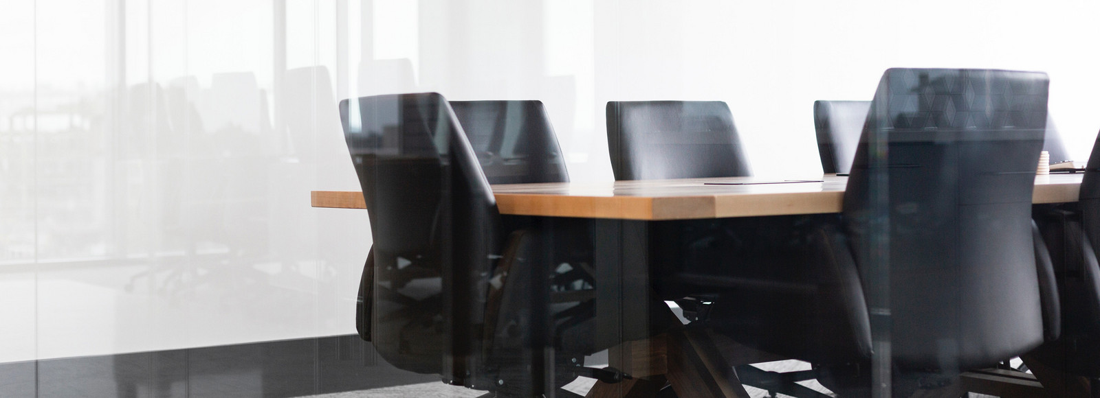 Abstract empty meeting room. 