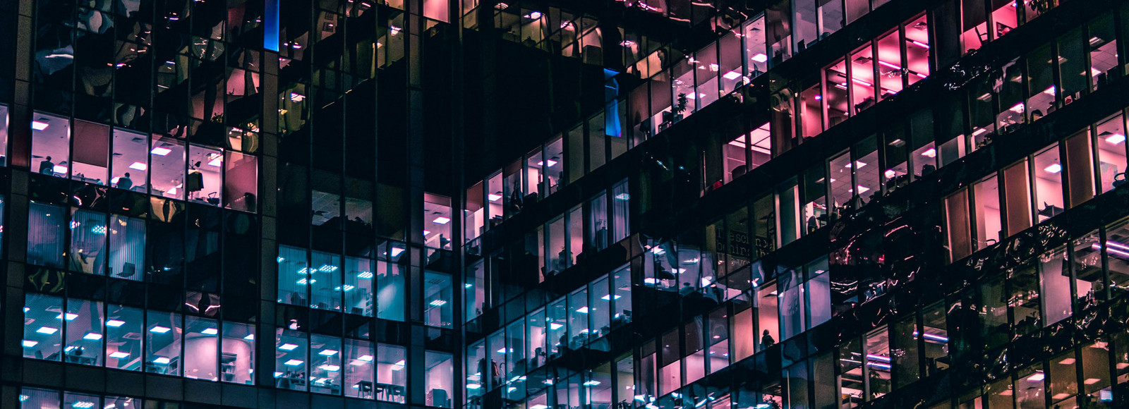 Abstract office buildings